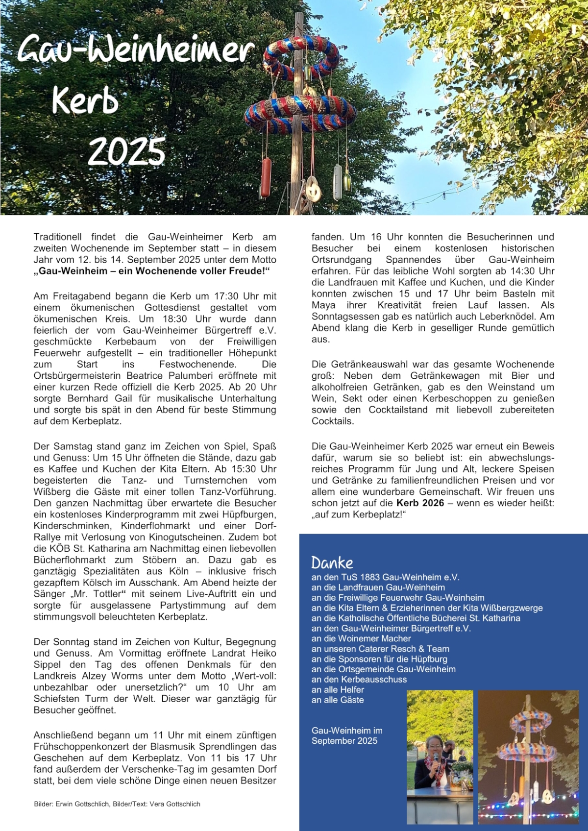 Gau-Weinheimer Kerbebericht 2025