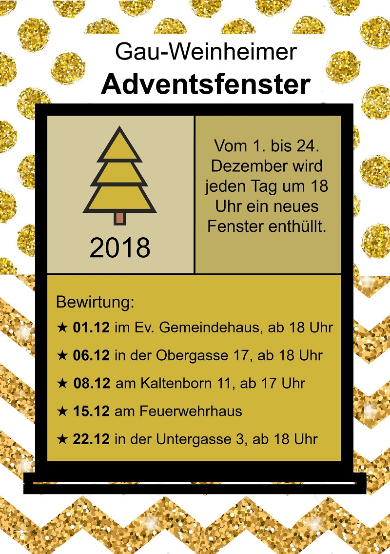 Adventstsfenster 2018