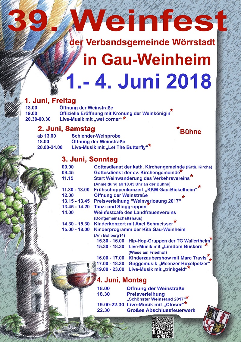 39. Weinfest der VG Wörrstadt in Gau-Weinheim