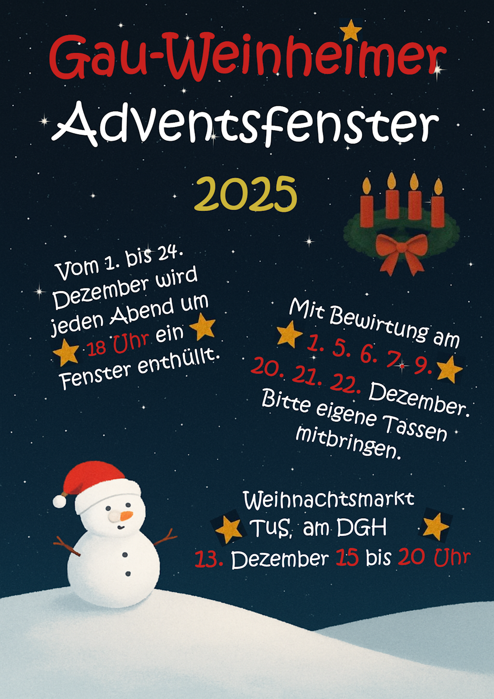 Adventsfenster 2025