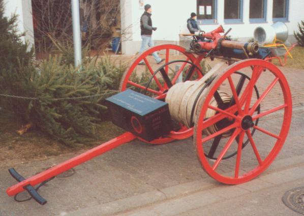 Feuerwehr Schlauchwagen renoviert